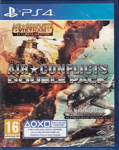 Air Conflicts Double Pack - PS4 (A Grade) (Genbrug)